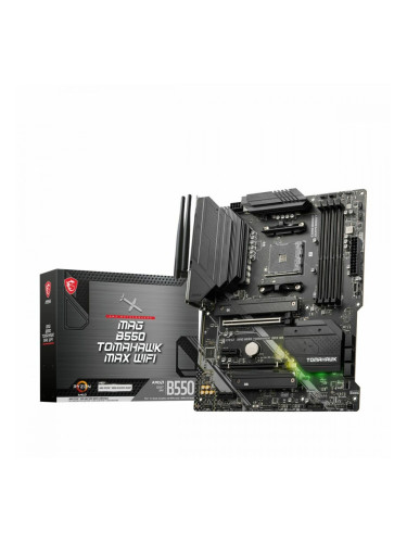 Дънна платка MSI MAG B550 TOMAHAWK MAX WiFi ATX AMD AM4 AMD B550