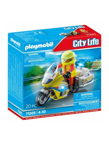 Игра Комплект Превозни Средства Playmobil 71205 Мотоциклет 20 Части