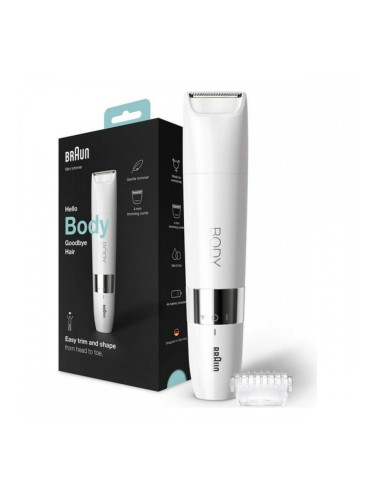 Eлектрическа машинка за подстригване Braun Бял Неръждаема стомана