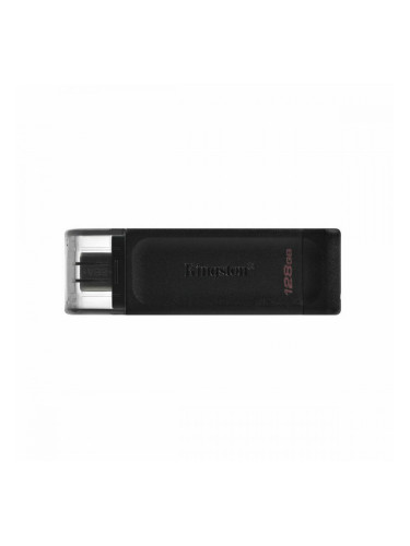 USB стик Kingston DT70/128GB Черен 128 GB