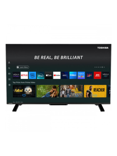 Смарт телевизор Toshiba 40QV2F63DG 40" 4K Ultra HD HDR10+ HDR10 DVB-T2 400 Hz PQI QLED
