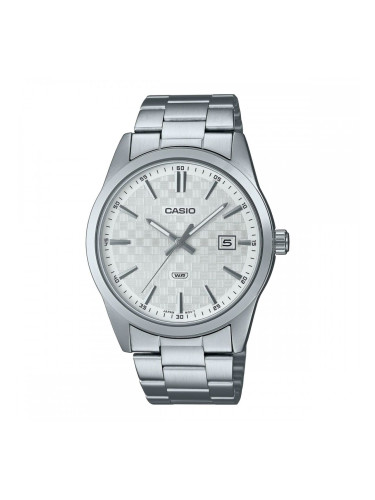 Мъжки часовник Casio DATE CARBON LOOK DIAL -SILVER (Ø 41 mm)