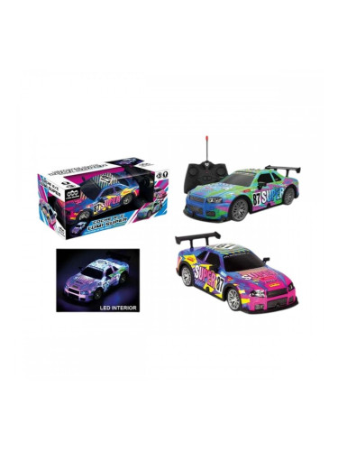 Кола с Радиоуправление Lumi Син Зелен 1:22 20 x 8 x 6 cm