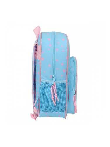 Училищна чанта Lilo & Stitch Happy Небесно синьо 32 x 38 x 12 cm