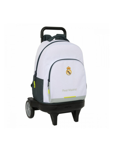 Училищна чанта Real Madrid C.F. Бял 33 x 45 x 22 cm