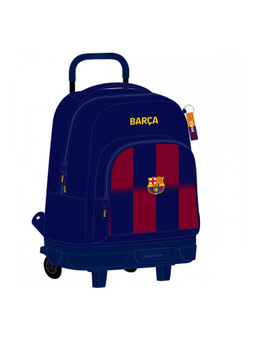 Училищна чанта F.C. Barcelona Син Кестен 33 x 45 x 22 cm