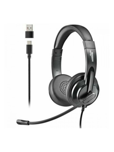 Слушалки NGS VOX605USBC Черен