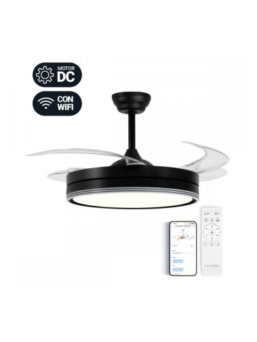 Вентилатор за таван Universal Blue Черен