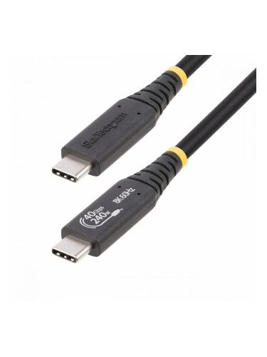 USB Cable Startech 50C-40G-USB4-CABLE Черен