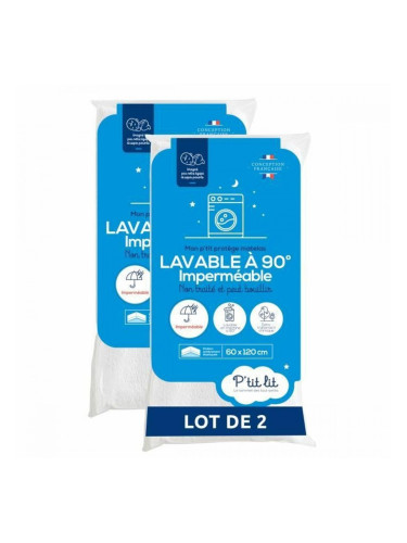 Протектор за ясла P'TIT LIT 70 x 140 cm Бял 25 Части (25 броя)