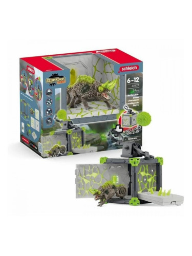 Playset Schleich Camaleón de piedra de BattleCave