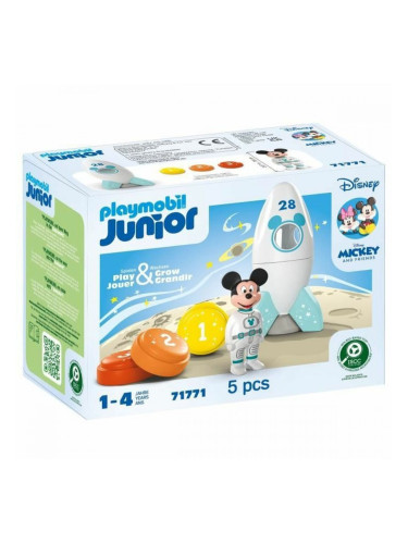 Playset Playmobil Junior 71771 Mickey astronaut Disney 5 Части