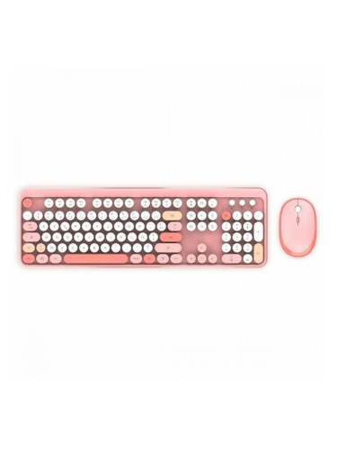 Клавиатура с мишка Mobility Lab Pure Color Rose Azerty френски