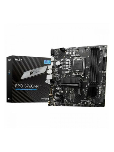 Дънна платка MSI PRO B760M-P DDR4 LGA 1700