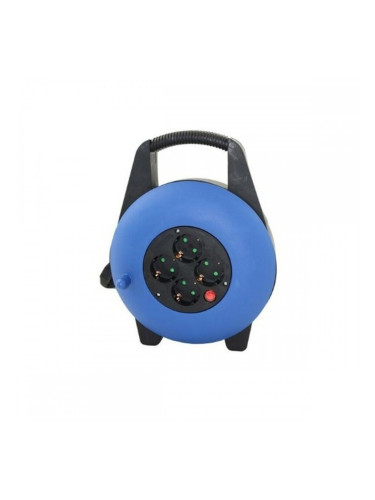 Удължител Silver Electronics Сгъваеми Син 3500W - 10 m