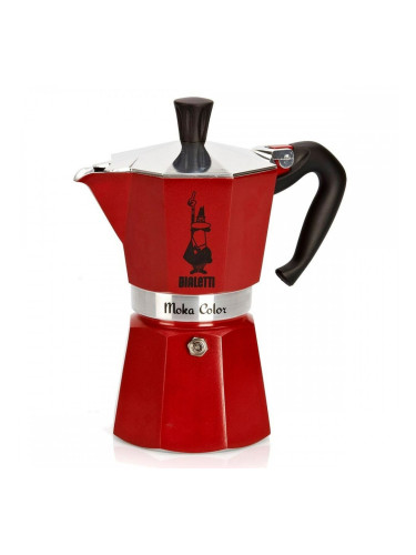 Италианска Кафеварка Bialetti 0004943/NP Червен 6 чаши за чай