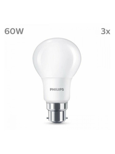 LED крушка Philips 60 W матов Топло Бяло F 8 W 60 W B22 3 броя (2700 K)