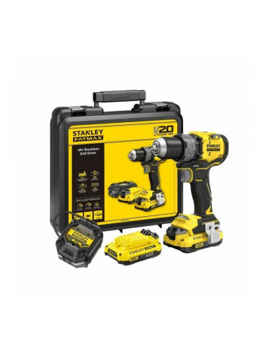 Шофьорска бормашина Stanley SFMCD725D2K-QW 18V 60 Nm