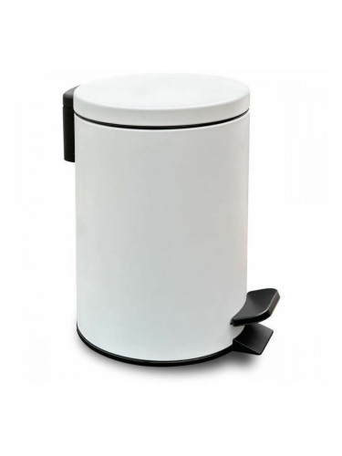 Кошче с педал TODAY UTILITY Бял 3 L 17 x 25 cm