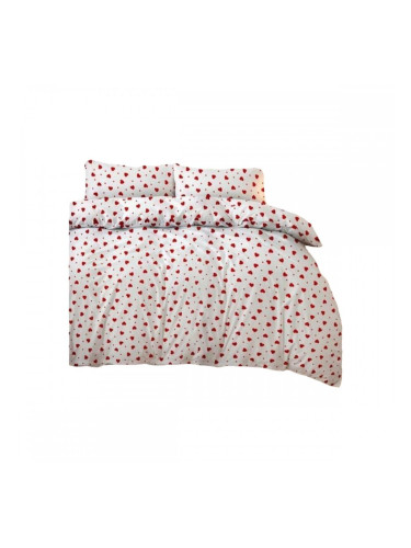 Комплект покривка за завивка Червен 200 легло 3 Части