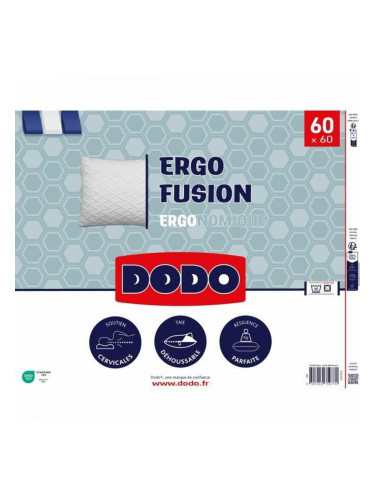 възглавница DODO ERGO FUSION Бял 60 x 60 cm