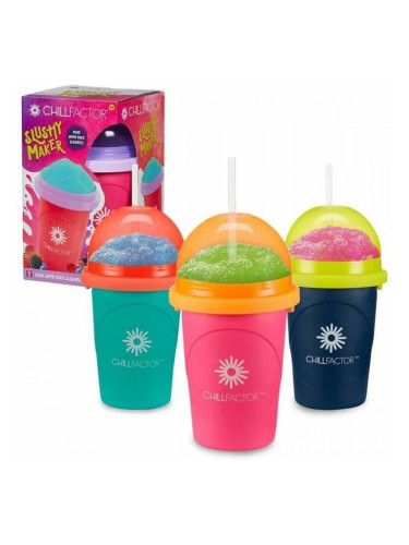 Чаша за Приготвяне на Сладоледи и Гранисадо с Рецепти Bandai Chillfactor Granita Mug Rose Пластмаса