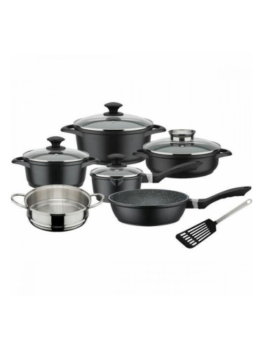 Кухненски принадлежности GSW Черен noir 10 Части