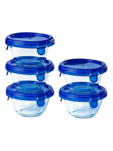 Комплект Кутии за Обяд Pyrex Прозрачен 5 Части