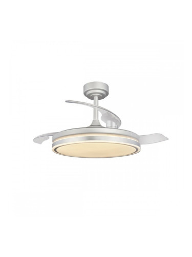 Вентилатор за таван CristalRecord RETRACT MOSS Сив 72 W