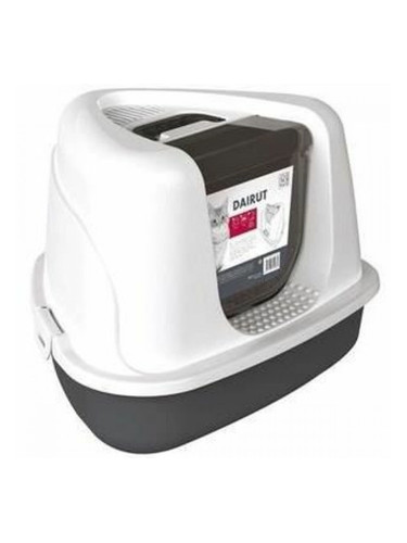 Пясъчник за Котки MPETS DAIRUT Бял Черен 50 x 42 x 36 cm