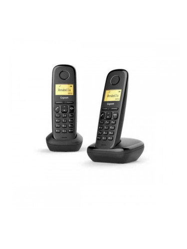 Безжичен телефон Gigaset A170 Duo Черен Безжичен