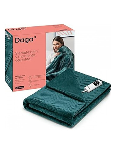 Електрическо Одеяло Daga RELAX 160 x 120 cm Зелен 100 % полиестер