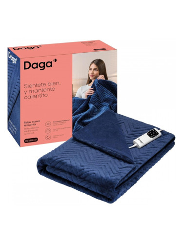 Електрическо Одеяло Daga RELAX 160 x 120 cm Син 100 % полиестер
