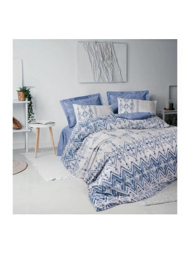 Комплект покривка за завивка Син 220 x 240 cm