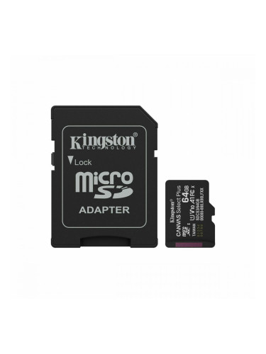 Mикро SD карта памет с адаптер Kingston SDCS3/64GB 64 GB