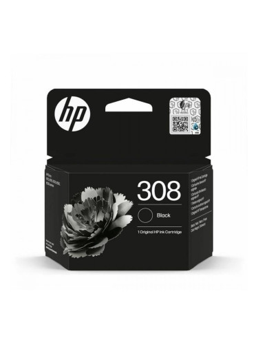 Оригиална касета за мастило HP 308 Черен (1 броя)