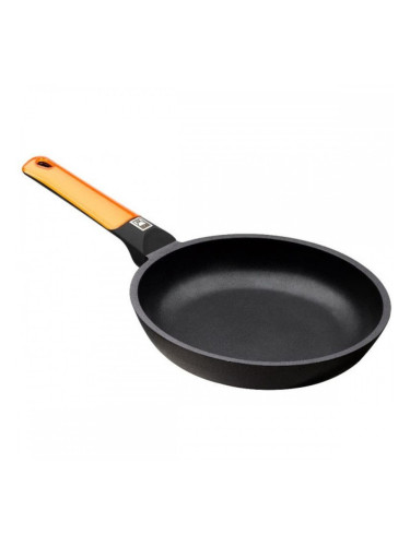 Тиган BRA Закален алуминиум Ø 20 cm Черен Оранжев