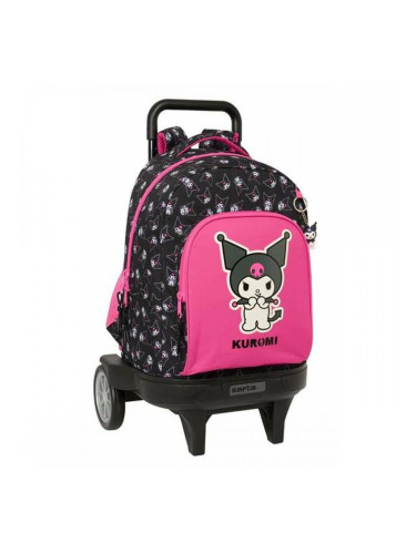 Училищна чанта Kuromi Черен Фуксия 33 x 45 x 22 cm