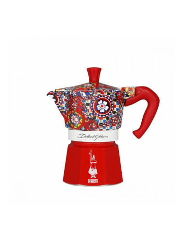 Италианска Кафеварка Bialetti MOKA EXPRESS D&G 3T Алуминий Бакелит 3 Tassid