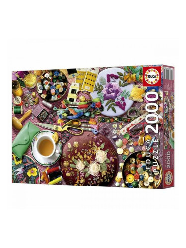 Пъзел Educa The Sewing Table 2000 Части