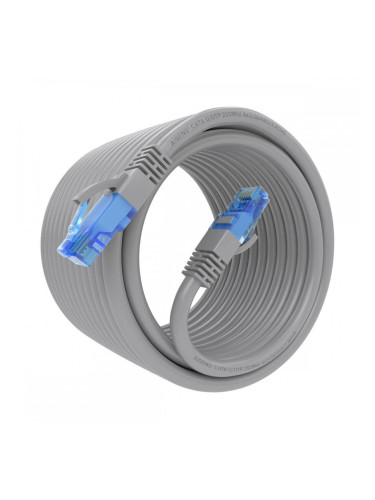 UTP категория 6 твърд мрежови кабел Aisens A135-0782 Сив 10 m