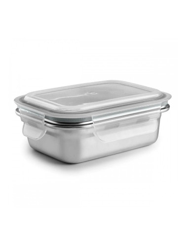 Кутия за обяд Ibili 669306 Неръждаема стомана Квадратен 600 ml
