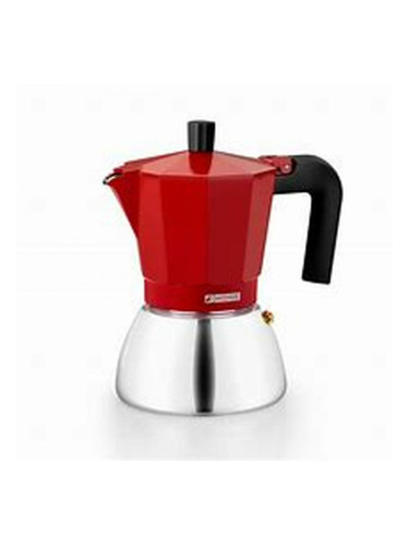 Италианска Кафеварка BRA INOX RED 9T Червен 470 ml