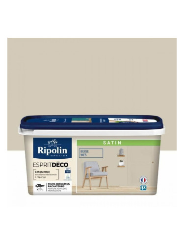 Грундова Боя Ripolin Бежов Сатиниран 2,5 L