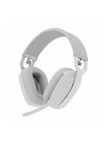 Слушалки с микрофон Logitech Бял