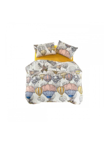 Комплект покривка за завивка Горчица 200 легло 3 Части