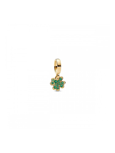 Дамска огърлица Pandora 762751C01 Зелен Златен