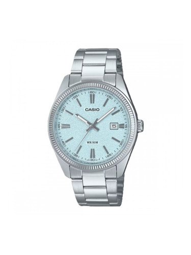 Мъжки часовник Casio DATE - LIGHT BLUE, MATTE DIAL (Ø 38,5 mm)