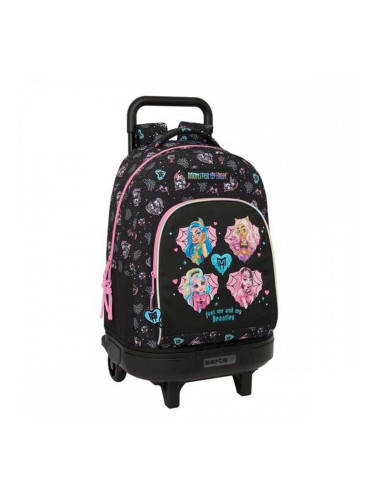 Училищна чанта Monster High Черен 33 x 45 x 22 cm