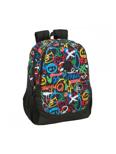 Училищна чанта Safta Colors 32 x 44 x 16 cm Графити